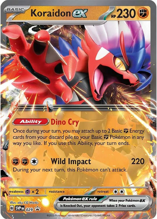 Koraidon ex - 029 - SV: Scarlet & Violet Promo Cards (SVP)