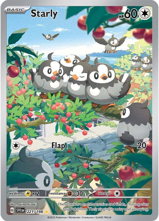 Starly - 221/198 - SV01: Scarlet & Violet Base Set (SV1)