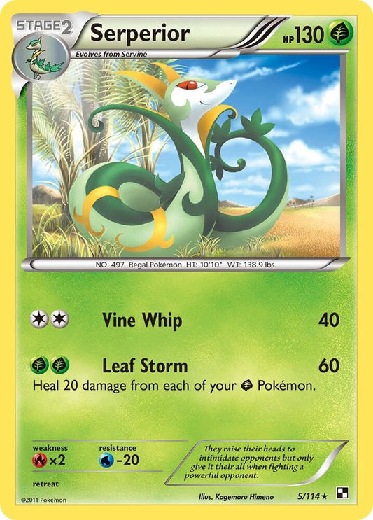 Serperior (5) - Black and White (BLW)
