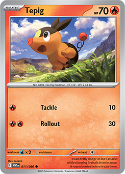 Tepig - SV: White Flare (WHT)