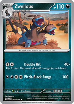 Zweilous (Poke Ball Pattern) - SV: White Flare (WHT)