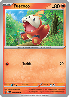 Fuecoco - 034/193 - SV02: Paldea Evolved (PAL)