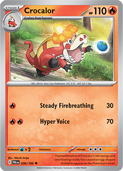 Crocalor - 036/193 - SV02: Paldea Evolved (PAL)