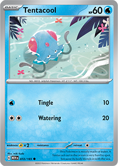 Tentacool - SV: Scarlet & Violet 151 (MEW)