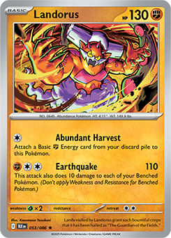Landorus - SV: Black Bolt (BLK)