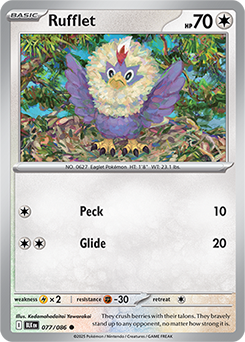 Rufflet - SV: Black Bolt (BLK)