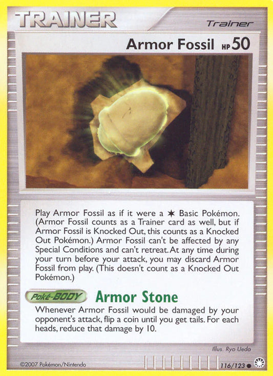 Armor Fossil - Mysterious Treasures (MT)