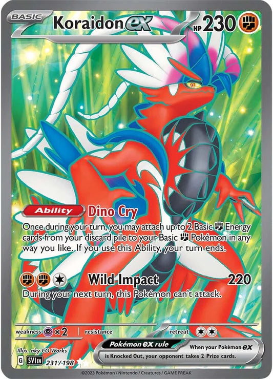Koraidon ex - 231/198 - SV01: Scarlet & Violet Base Set (SV1)