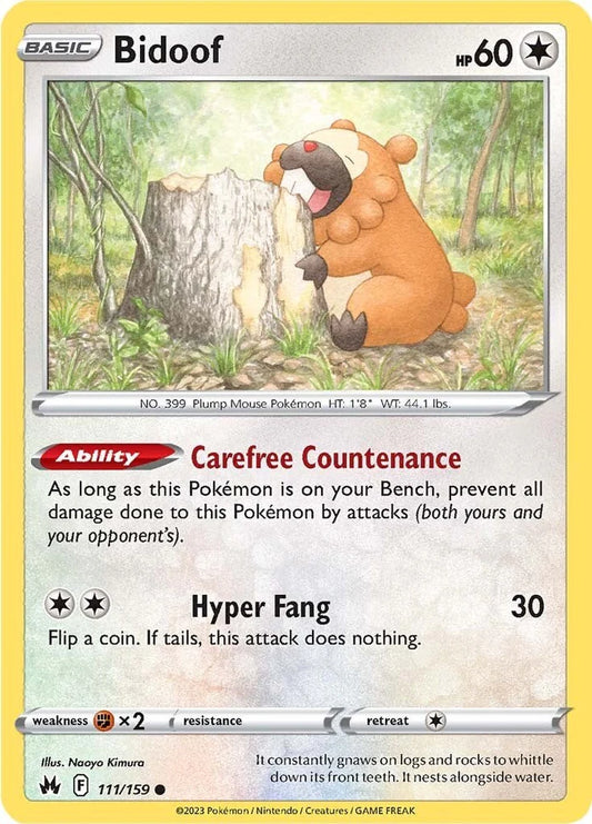 Bidoof - Crown Zenith (CRZ)