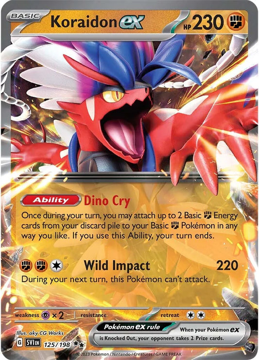 Koraidon ex - 125/198 - SV01: Scarlet & Violet Base Set (SV1)
