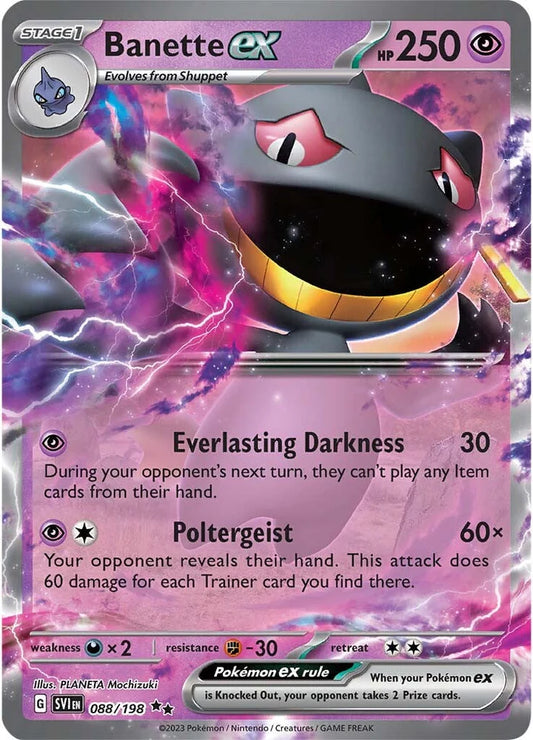 Banette ex - 088/198 - SV01: Scarlet & Violet Base Set (SV1)