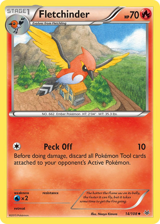 Fletchinder - XY - Roaring Skies (ROS)