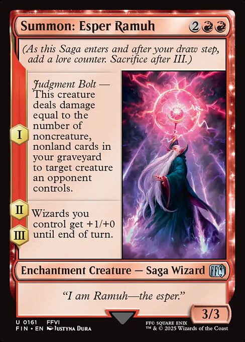 Summon: Esper Ramuh - FINAL FANTASY (FIN)