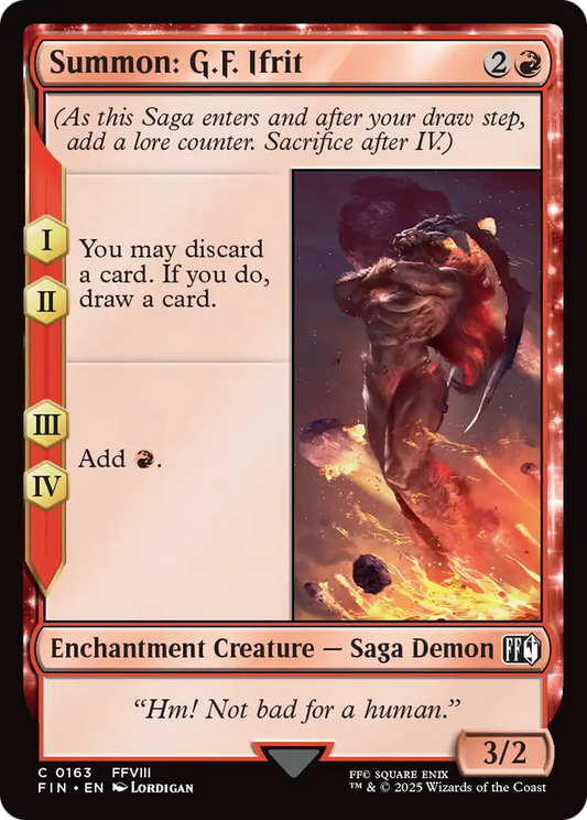 Summon: G.F. Ifrit - FINAL FANTASY (FIN)