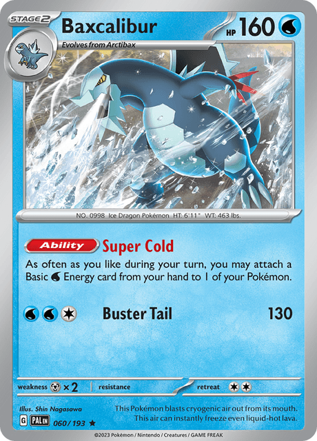 Baxcalibur - 060/193 - SV02: Paldea Evolved (PAL)